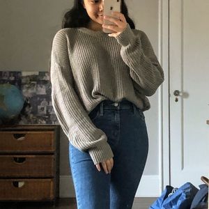 Grey/Taupe UO knit sweater